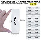 Strong Rug Tape  Non Slip Adhesive Pads For Carpets  Keeps Rugs Flat And Safe