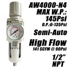1 2  Npt Air Filter Pressure Regulator Combo Water Separator For Air Compress   