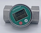 Gryvoze 2 Inch Digital Water Flow Meter Turbine Flowmeter 16-160 Gpm Npt Waterpf