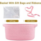 Baby Gift Basket With Gift Bags And Ribbons 12x 8x 5 Inch Basket For Baby And   