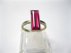 Perfect Vintage Ussr Silver 875 Awesome Ruby Super Ring