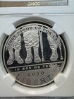 2010-w Disabled Veterans Commemorative Silver Dollar  1 Ngc Pf 70 Ultra Cameo