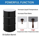 Drum Pail Heater 55-gallon - Heat Pad Silicone Barrel Band Warmer 120v 30    15   