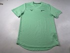 Nike Court Aeroreact Rafa Nadal Bull Logo Tennis Shirt Medium Slim Ci9152-342