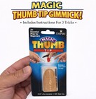 Magic Thumb Tip Toy Close Up Fake Plastic Finger Silk Vanish Appear   3 Tricks