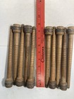 Wood Bobbins Spools Wooden Industrial Style Spindles 8 75  Wooden Quills Lot-10 