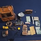 David White Stereo Realist Camera Model 1041 Kit Flash Exposure Meter Lenses 