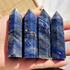Wholesale Lot 1 Lb Natural Sodalite Obelisk Tower Point Quartz Crystal Healing