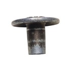 Ajax Usa 957 Satin Antique Pewter Cab Round Door Drawer Pull 1 05  Vtg Mcm