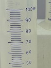 Lot Of 6 100ml Tc Polypropylene Graduated Cylinder Hexagon Base Squat Form 6 25 