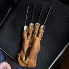 Freddy Kruger Replica Glove With P210 Replica Blades Naturally Patina Handmade