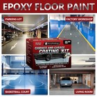 Professional Epoxy Floor Paint Kit  Acrylic Concrete Coating For Garage   4 Gallon