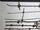 Lot Of 15 Different Antique Barbed Wire Stubbe Baker Merrill Fentress Scutts D