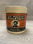 Ww2 Vintage Cardboard Paper Sir Walter Raleigh Smoking Tobacco Can Advertising