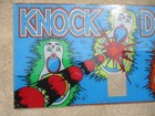 Vintage Meltec Knock Down Punk Game Carnival Circus Sign Joyland Arcade Display