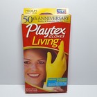 2003 Playtex Living Gloves Pair Of Medium Kitchen Dish Latex Gloves Original Box