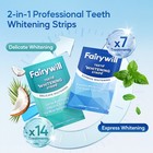 21 42pcs Teeth Whitening Strips Bleaching White Strips Dental Tooth Whitener
