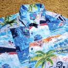 Nwt Jams World Hawaiian Shirt Size Xl Water Aquatics Long Beach Men s Camp Tiki