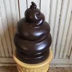 Blow Mold Giant Plastic Ice Cream Cone Chocolate Swirl Safe T Cup Fantasia
