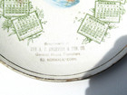 1909 So  Norwalk Ct Souvenir Calendar Plate  A J Angevine   Son Furnishers