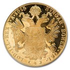 1915 Gold Austria 4 Ducats Uncirculated Restrike Bu Unc Coin  4438 Agw