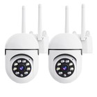 4pack Wireless 2 4g Wifi Security Camera System Smart Outdoor Night Vision 1080p