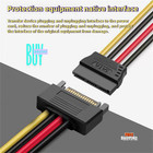 Male To Female Hdd Hard Drive Con Sata Power 15-pin Y Splitter Cable Adapter