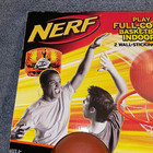 Nerf Wall 2 Wall Basketball Full Court Press Indoors 2 Sticking Hoops 2009 New