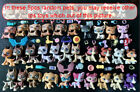 Random 5pcs Pet Shop Lps Dog And Cat Figures Collectable With 7 Accessories Rare