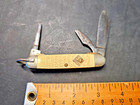 Vintage White Camillus Offical Cub Scout Bsa Pocket Knife 3 Blade