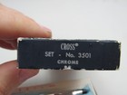 Vintage Cross No 3501 Chrome Pen Mechanical Pencil Set