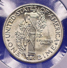 1944 Brilliant Uncirculated 90  Silver Mercury Dime  A