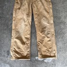 Vtg Carhartt 996qzr Corduroy Collar Canvas Barn Work Coveralls With Hood Mens