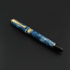 Jinhao X450 Blue Marble Chunky Medium Flex Nib Fountain Pen For Office