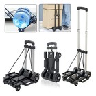Compact Folding Aluminium Hand Truck Trolley Luggage Cart Foldable Dolly Push