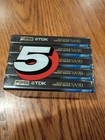Tdk Sa90 High Bias Cassette Tapes Pack Of 5 Brand New