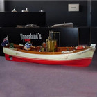 1 9 Scale Rc Ships Remote Control Boat Wooden Structure Rc Model Kit Ship Toy