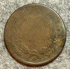 1835 Chile 1 Un Centavo Copper Coin 1 Year Issued