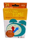 Bendon Educational Flash Cards Ages 4-5 Telling Time And Addition - Lot Of 2