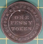 1814 Nova Scotia One Penny Token  Ns-20b3