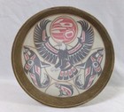 Native American Northwest Coast Haida Clarence A  Wells Drum