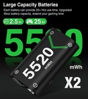 2x5520 Rechargeable Battery Pack For Xbox One xbox Series X s Controller Battery