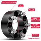 2 Inch 5x4 5 5x114 3 Wheel Spacers For Ford Ranger Mustang Edge Jeep Wrangler