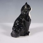 Htf Royal Doulton Porcelain Da194 Persian Cat Kitten Black   White -mint