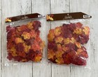 2 Sets Of 300 Maple Leaf Fall Autumn Leaves Thanksgiving Confetti 1 5    New
