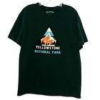 Yellowstone National Park T-shirt L Green United States Travel Souvenir Outdoors