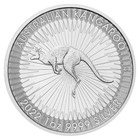 2022 1 Oz Australian Silver Kangaroo Coin Gem Bu  roll Of 25 