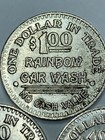 3 Rainbow Car Wash Tokens Obsolete   bx1 