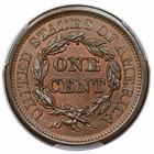 1850 Braided Hair Large Cent  N-12  Pcgs Ms65bn Cac
