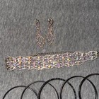 Bracelet  Earring  And Choker Set